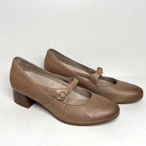 Dansko Peyton Mary Jane Burnished Nubuck Leather
